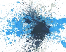 Splashes Of Blue wallpaper 220x176