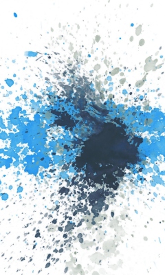 Splashes Of Blue wallpaper 240x400