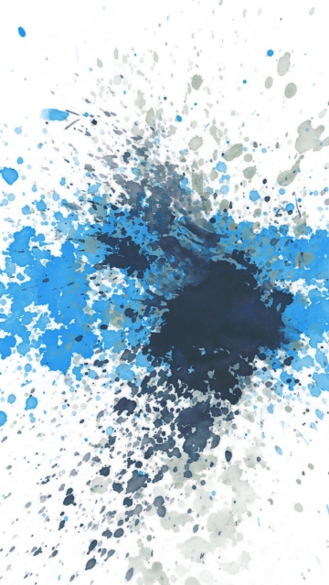 Splashes Of Blue screenshot #1 360x640
