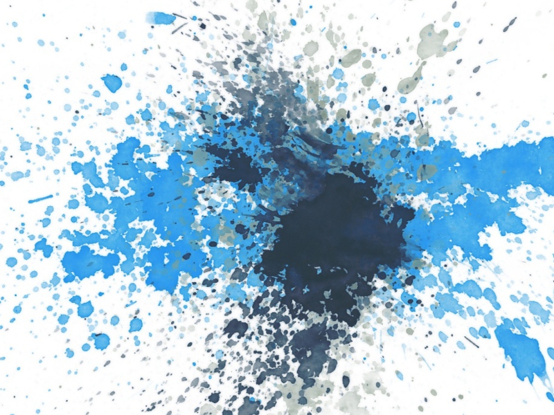 Das Splashes Of Blue Wallpaper 800x600