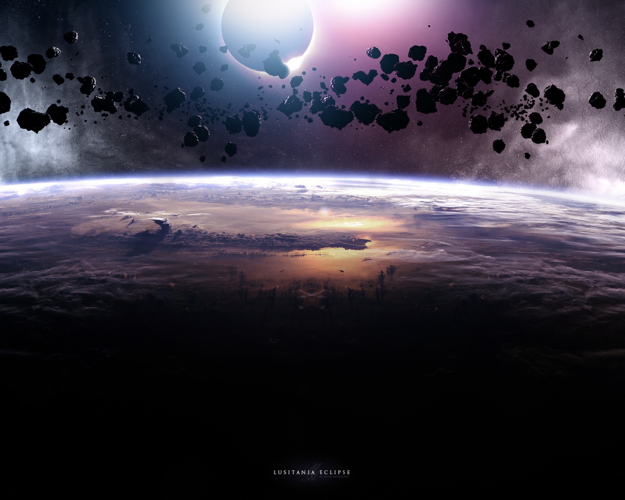 Asteroids Eclipse screenshot #1 1280x1024