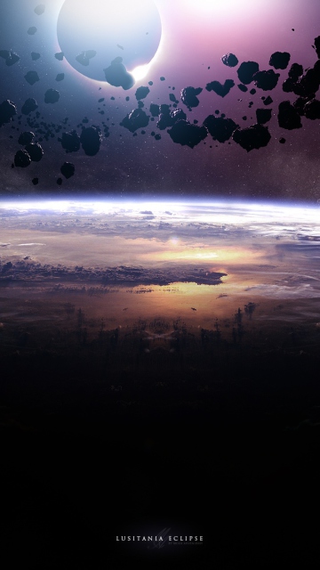Asteroids Eclipse screenshot #1 360x640