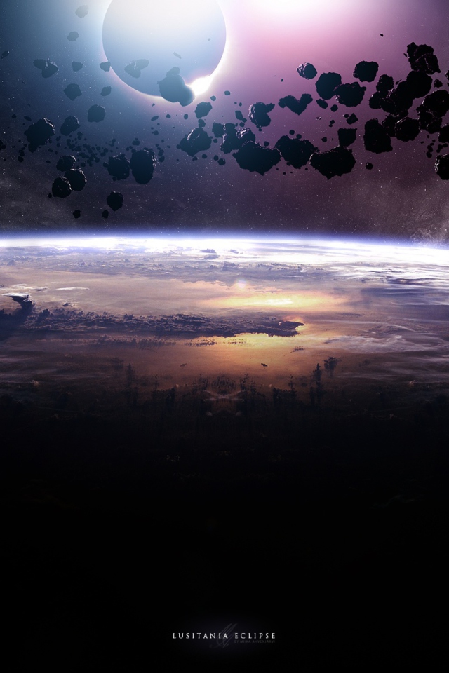 Asteroids Eclipse screenshot #1 640x960
