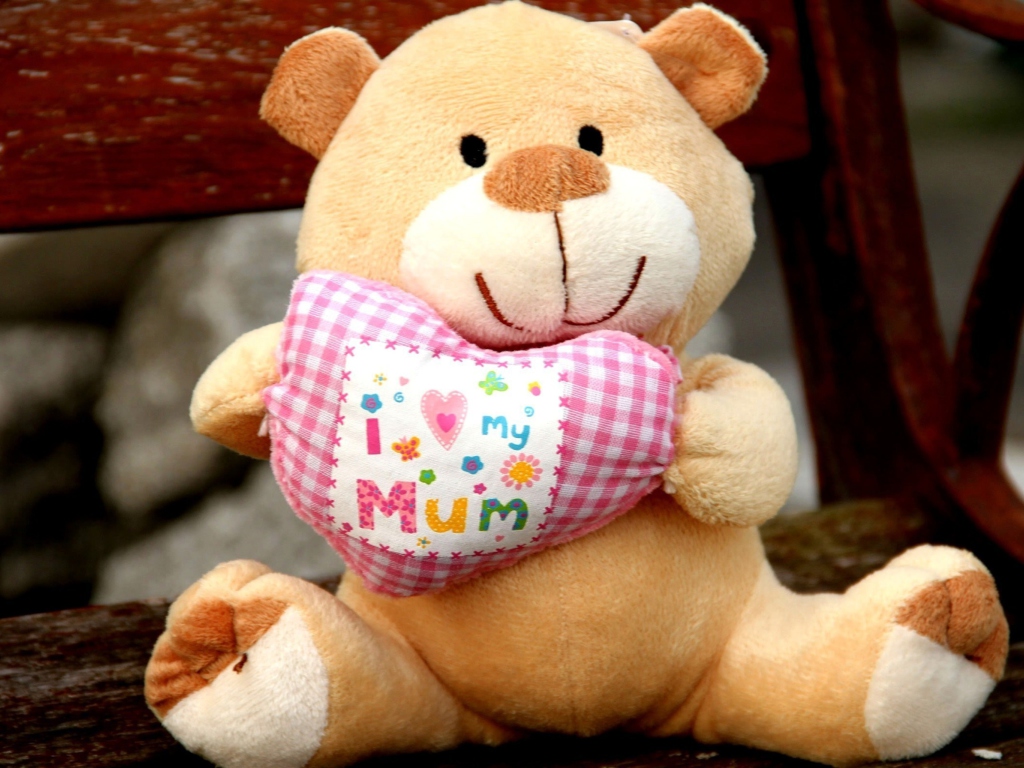 Das I Love Mum Wallpaper 1024x768