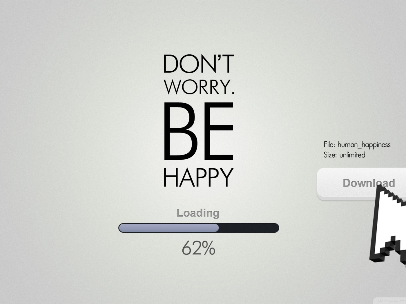 Don't Worry Be Happy wallpaper 1400x1050