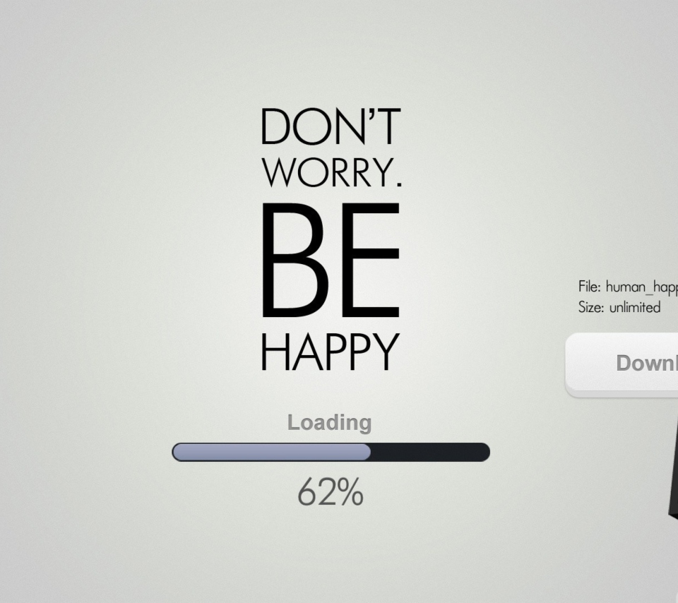 Don't Worry Be Happy wallpaper 960x854