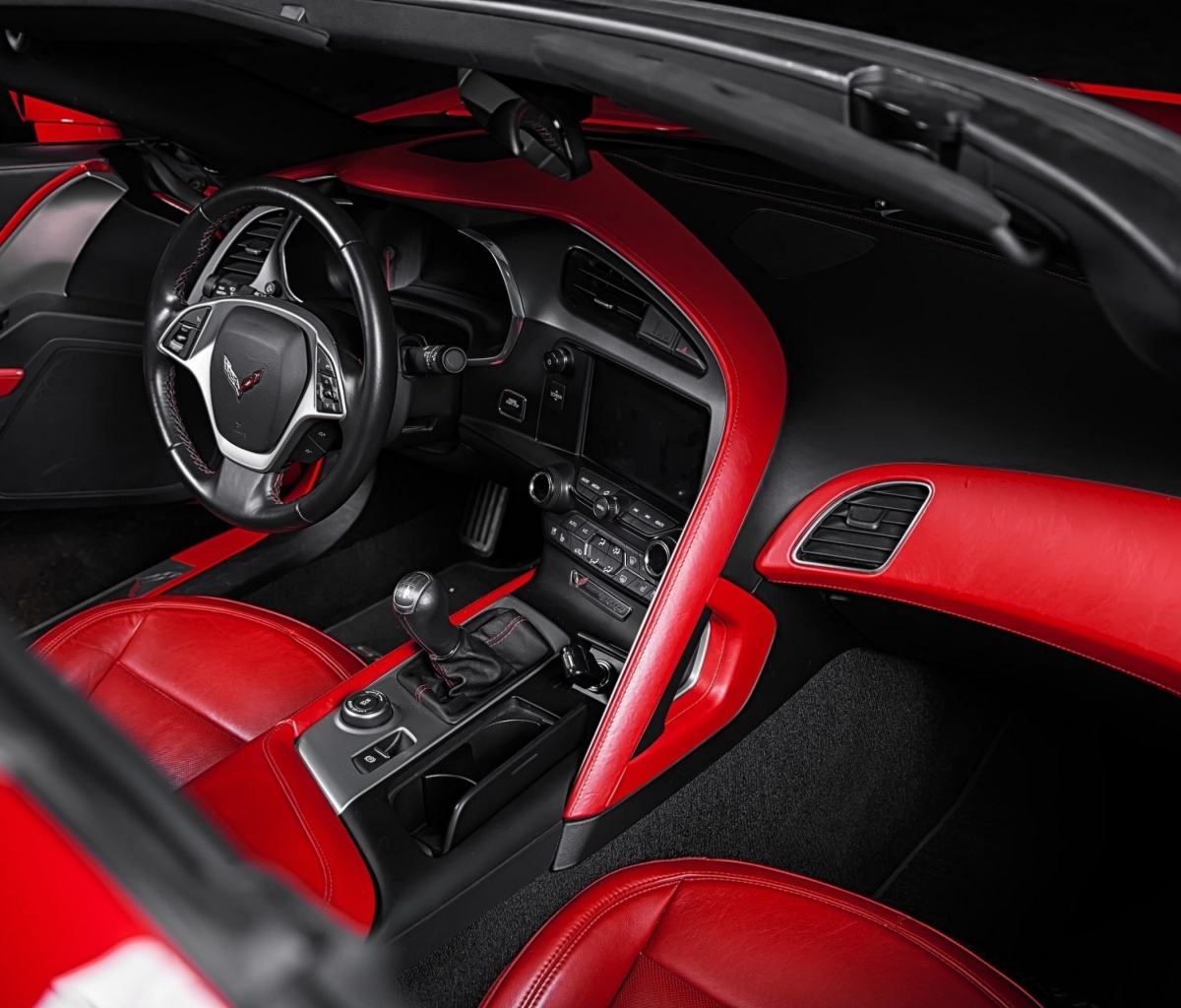 Das Corvette Stingray C7 Interior Wallpaper 1200x1024