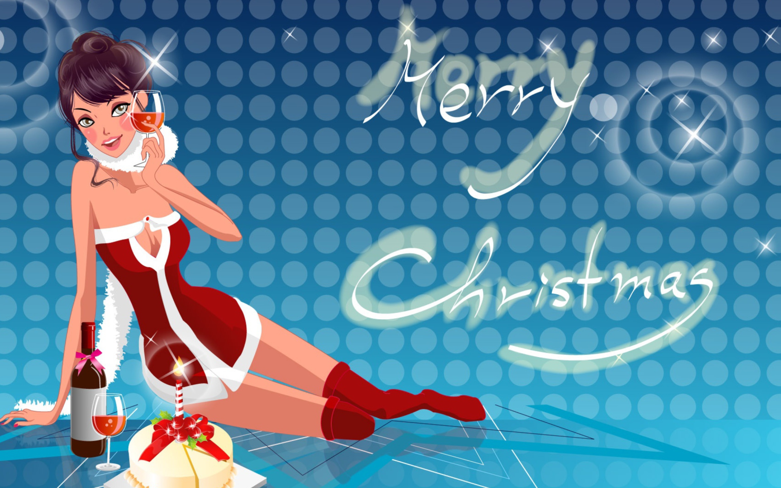 Screenshot №1 pro téma Beautiful Christmas 2560x1600