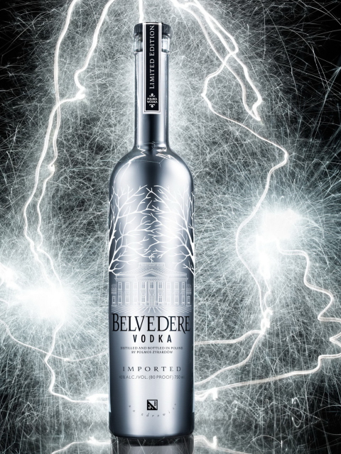 Das Belvedere Vodka Wallpaper 480x640