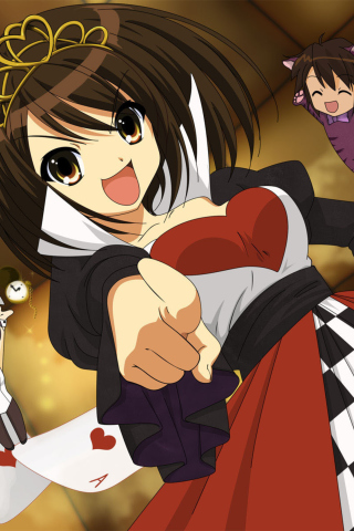 Screenshot №1 pro téma The Melancholy of Haruhi Suzumiya 320x480