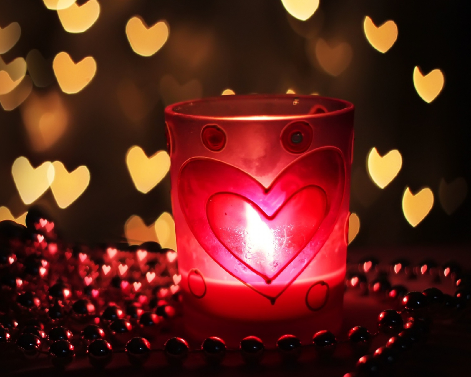 Das Love Candle Wallpaper 1600x1280