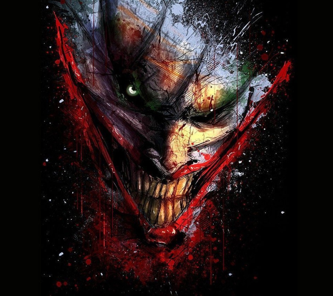 Das Joker Batman Wallpaper 1080x960