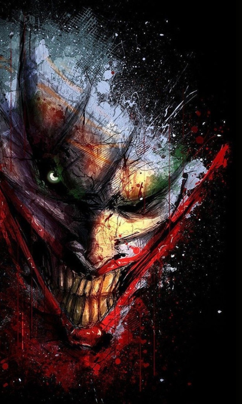 Das Joker Batman Wallpaper 480x800