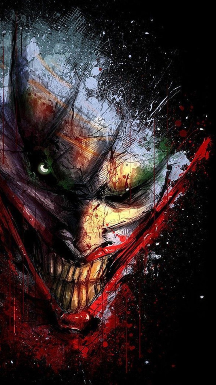 Das Joker Batman Wallpaper 750x1334