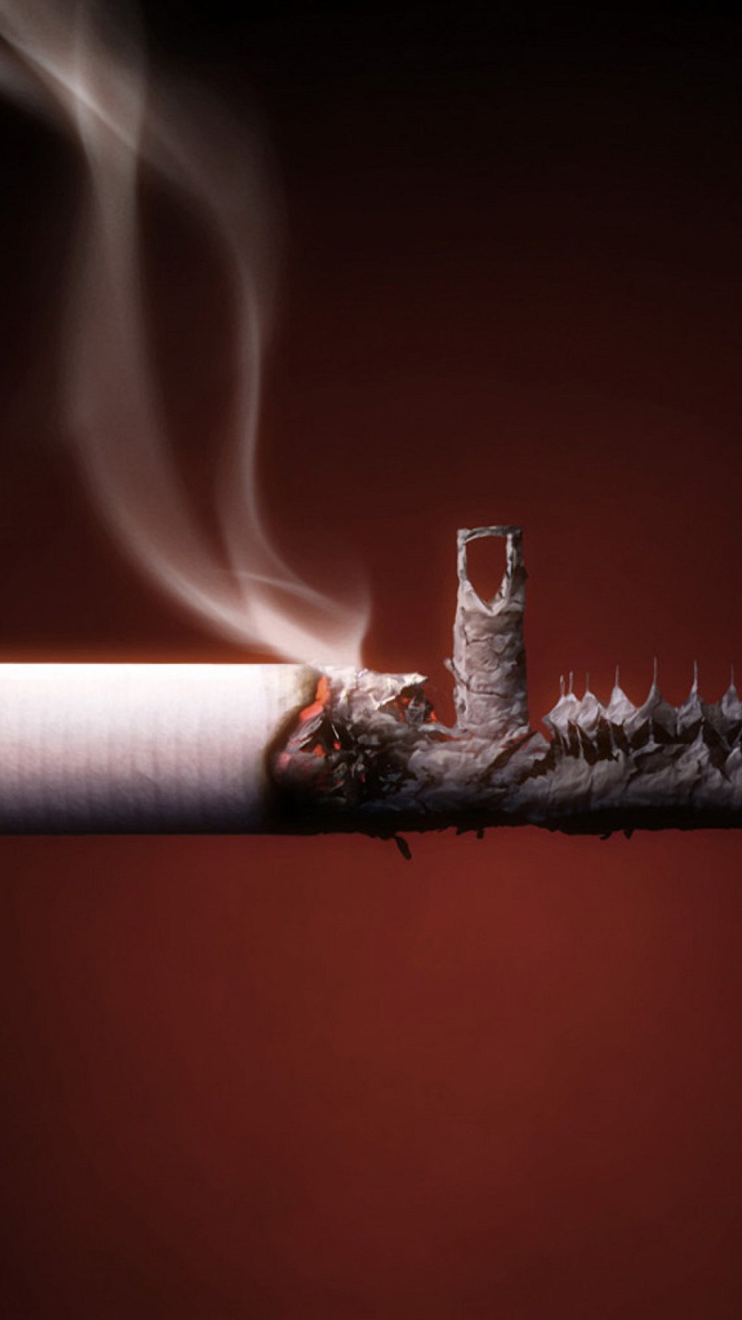 Das Smoked Cigarette Wallpaper 1080x1920