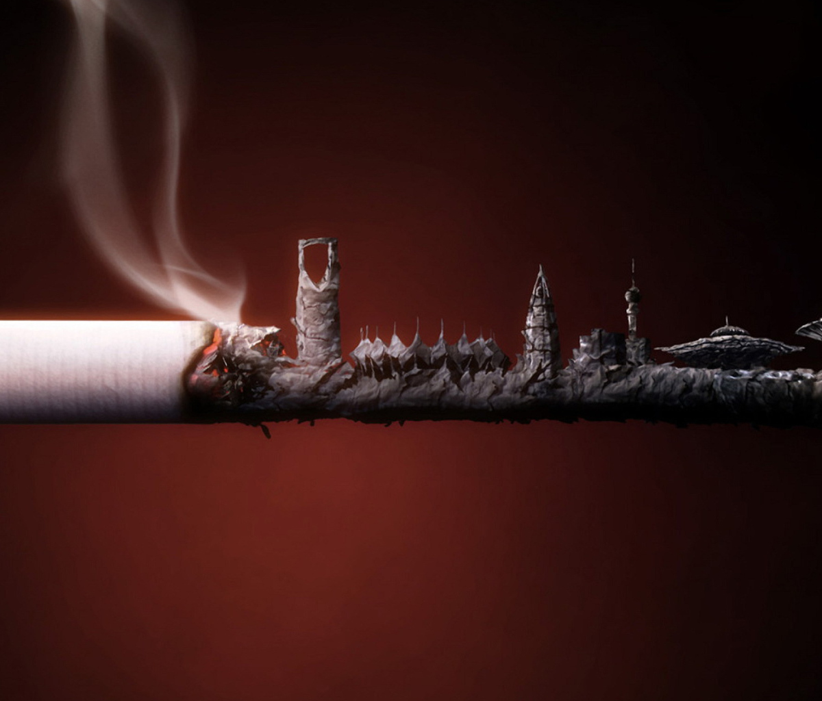 Screenshot №1 pro téma Smoked Cigarette 1200x1024
