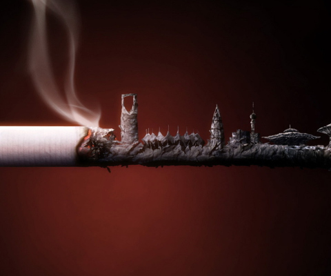 Sfondi Smoked Cigarette 480x400