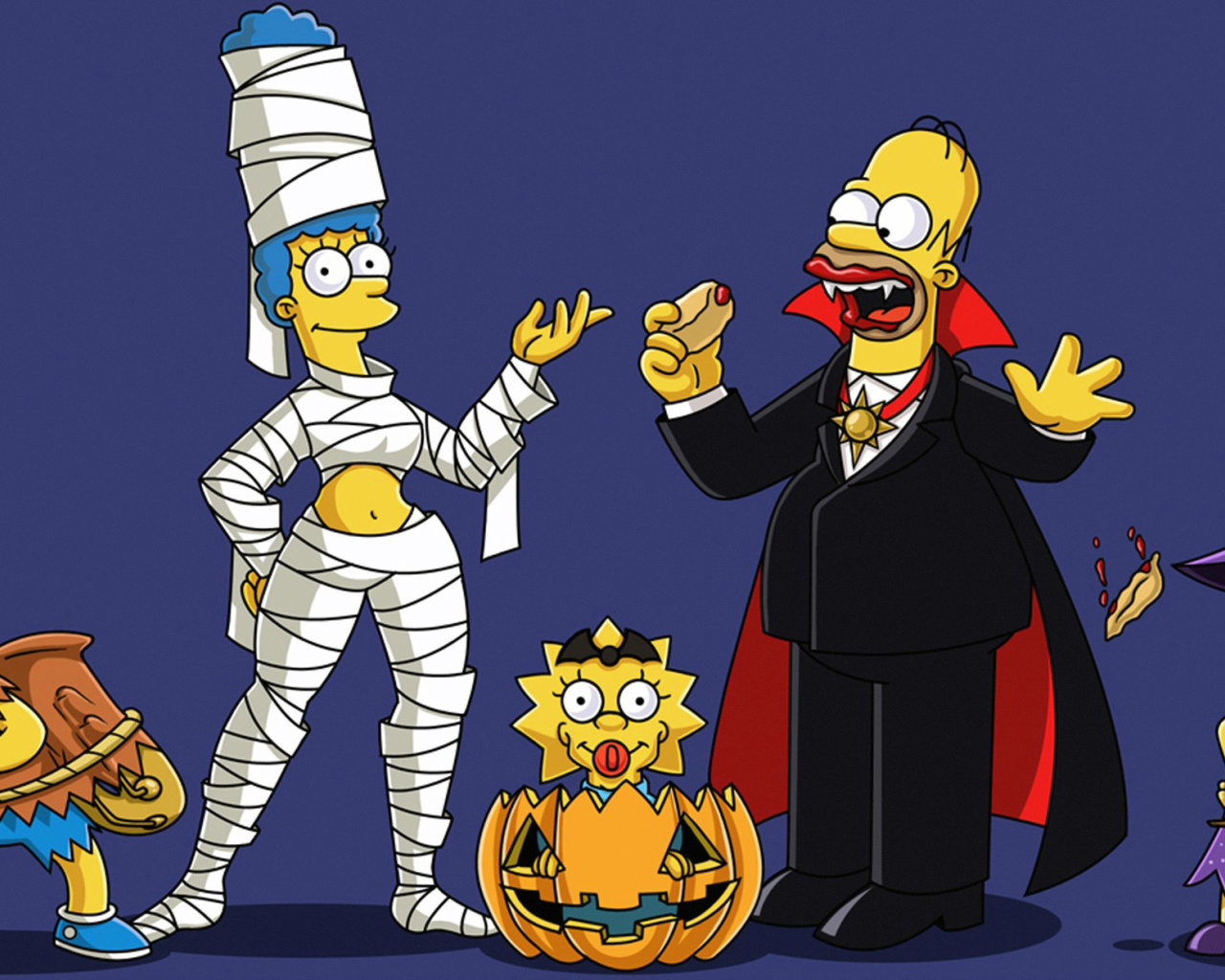 The Simpsons wallpaper 1280x1024
