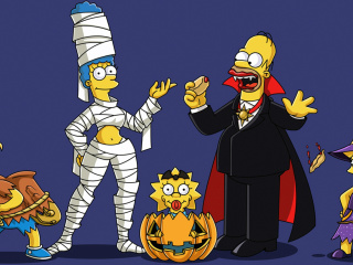 Das The Simpsons Wallpaper 320x240