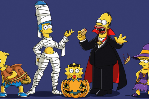 The Simpsons wallpaper 480x320