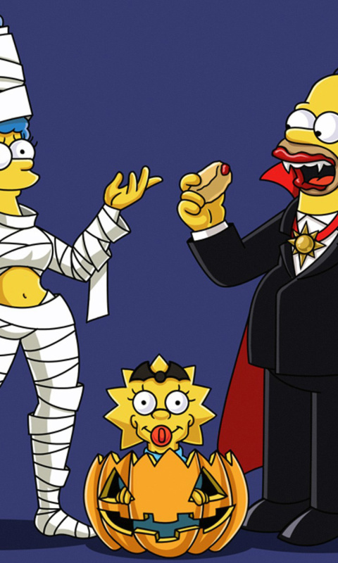 The Simpsons wallpaper 480x800