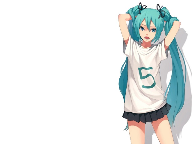 Hatsune Miku, Vocaloid wallpaper 640x480