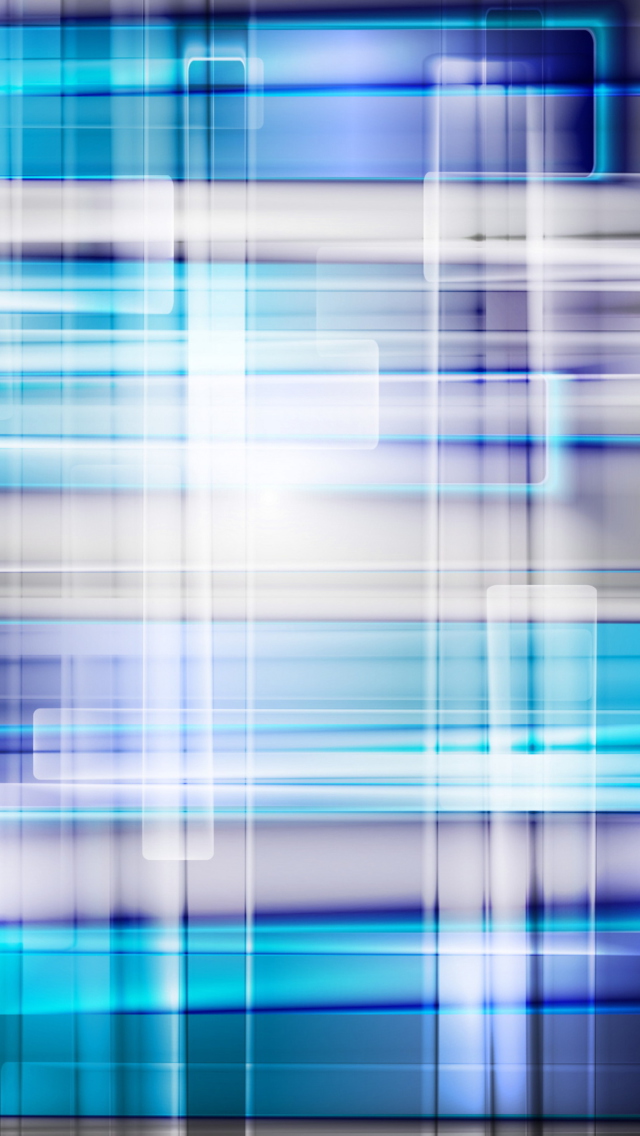 Das Blue Squares Wallpaper 640x1136