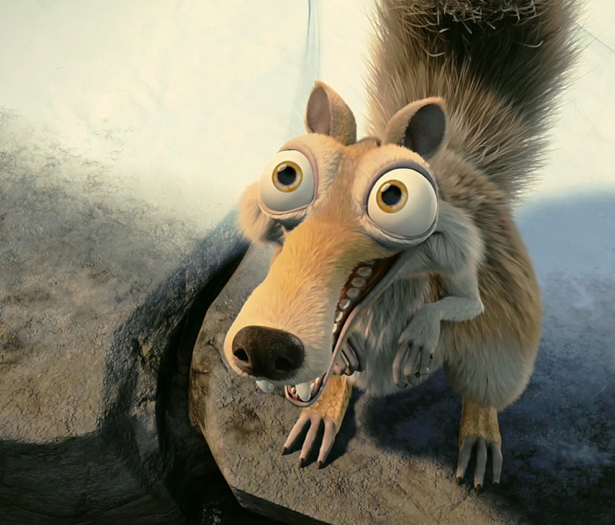Screenshot №1 pro téma Squirrel From Ice Age 1200x1024