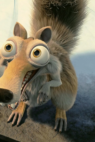 Squirrel From Ice Age wallpaper 320x480