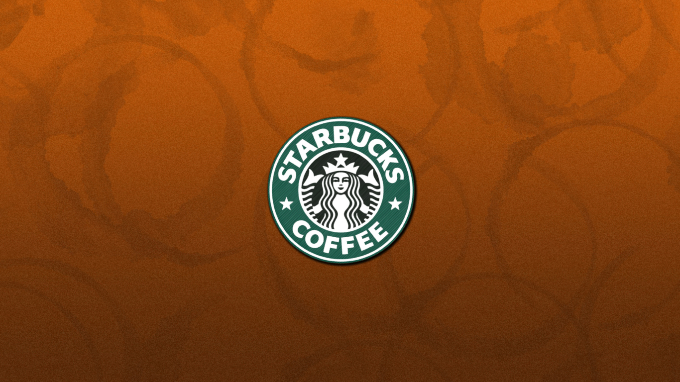 Das Starbucks Wallpaper 1366x768