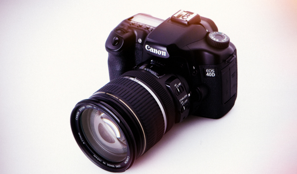 Das Canon EOS 40D Digital SLR Camera Wallpaper 1024x600