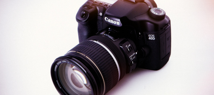 Das Canon EOS 40D Digital SLR Camera Wallpaper 720x320