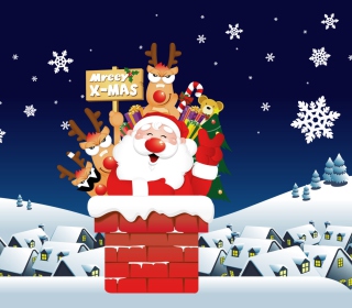 Funny Santa sfondi gratuiti per iPad 3