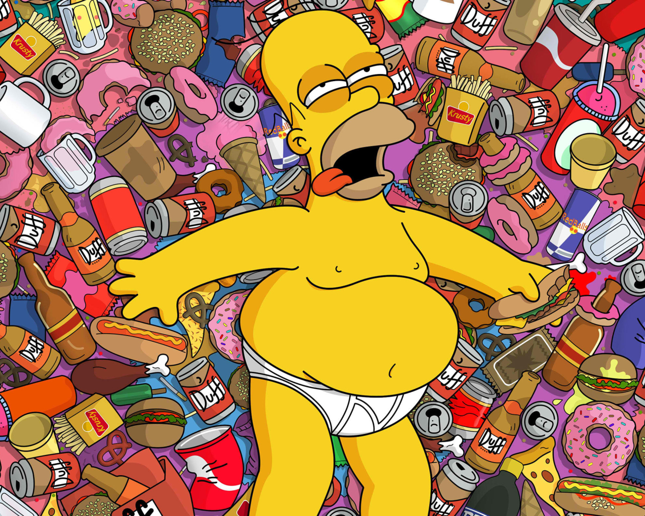 Homer Simpson screenshot #1 1280x1024