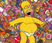 Das Homer Simpson Wallpaper 176x144