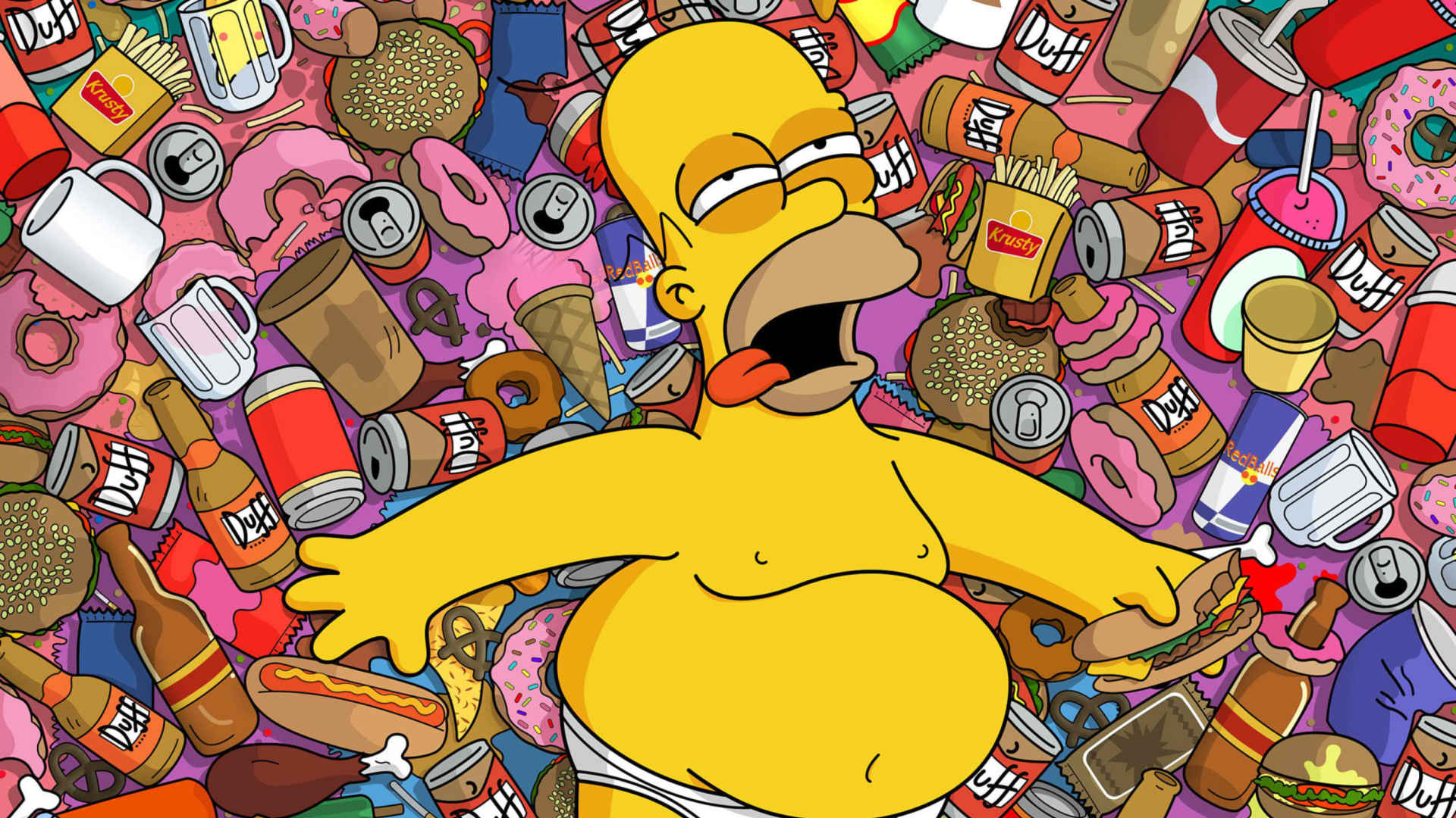 Screenshot №1 pro téma Homer Simpson 1920x1080