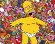 Das Homer Simpson Wallpaper 220x176