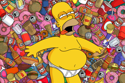 Homer Simpson wallpaper 480x320