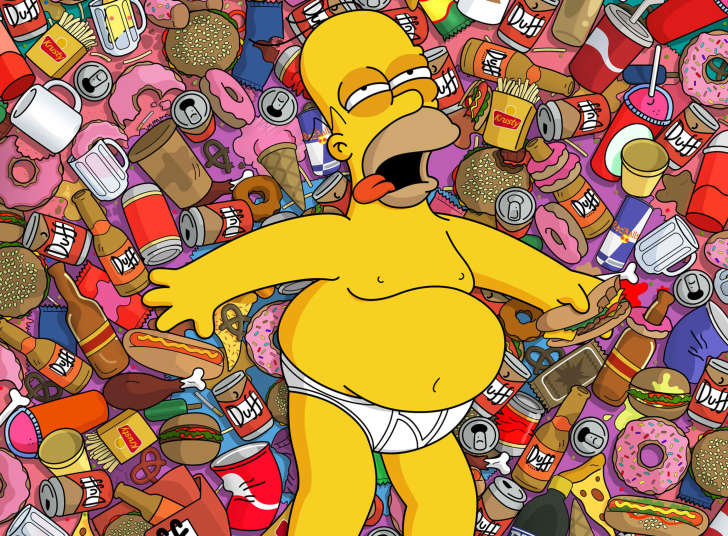 Das Homer Simpson Wallpaper