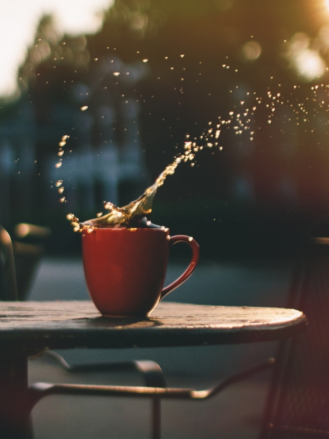 Fondo de pantalla Cup Of Morning Coffee 480x640