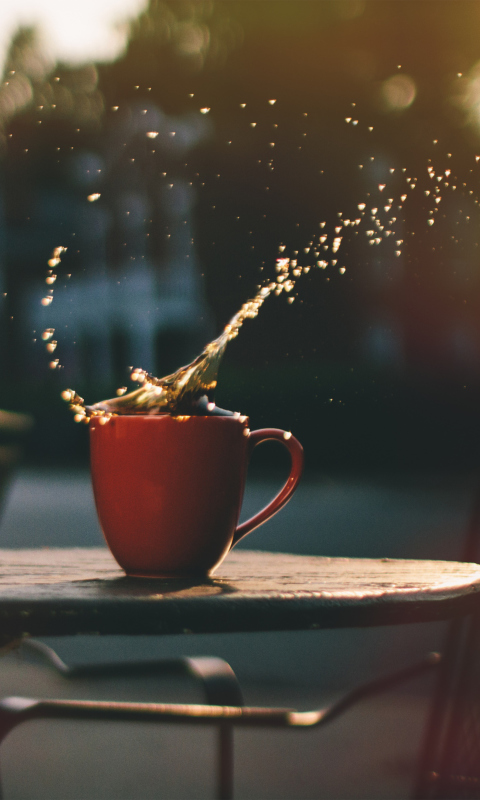 Cup Of Morning Coffee wallpaper 480x800
