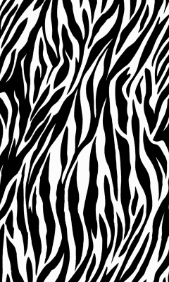 Screenshot №1 pro téma Zebra Print 240x400