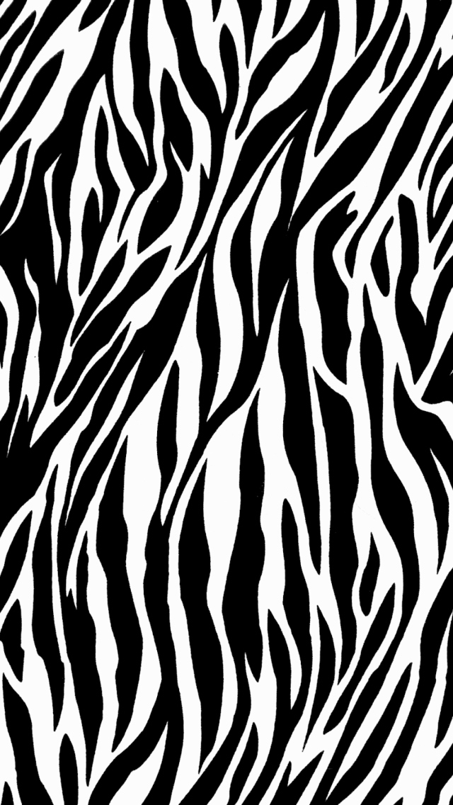 Zebra Print wallpaper 640x1136