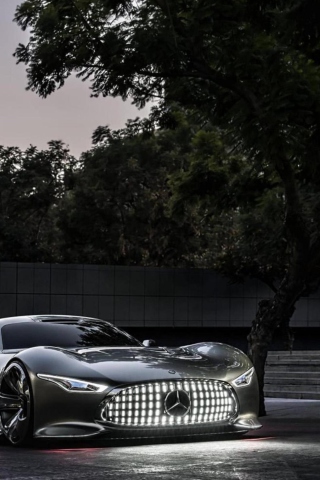 Mercedes From Future wallpaper 320x480