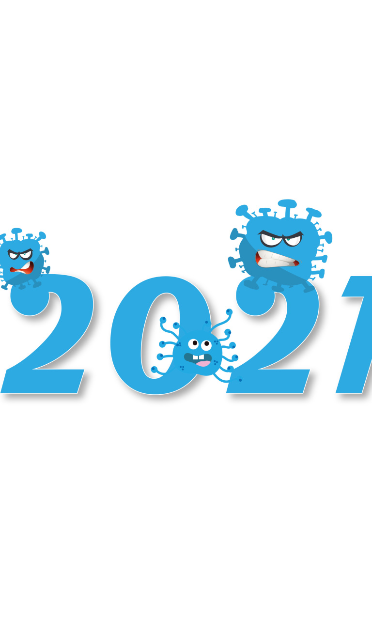 Das New Years Day 2021 Wallpaper 768x1280