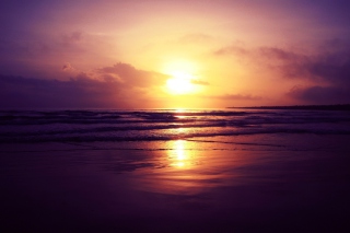 Beach Sunset Wallpaper for Android, iPhone and iPad