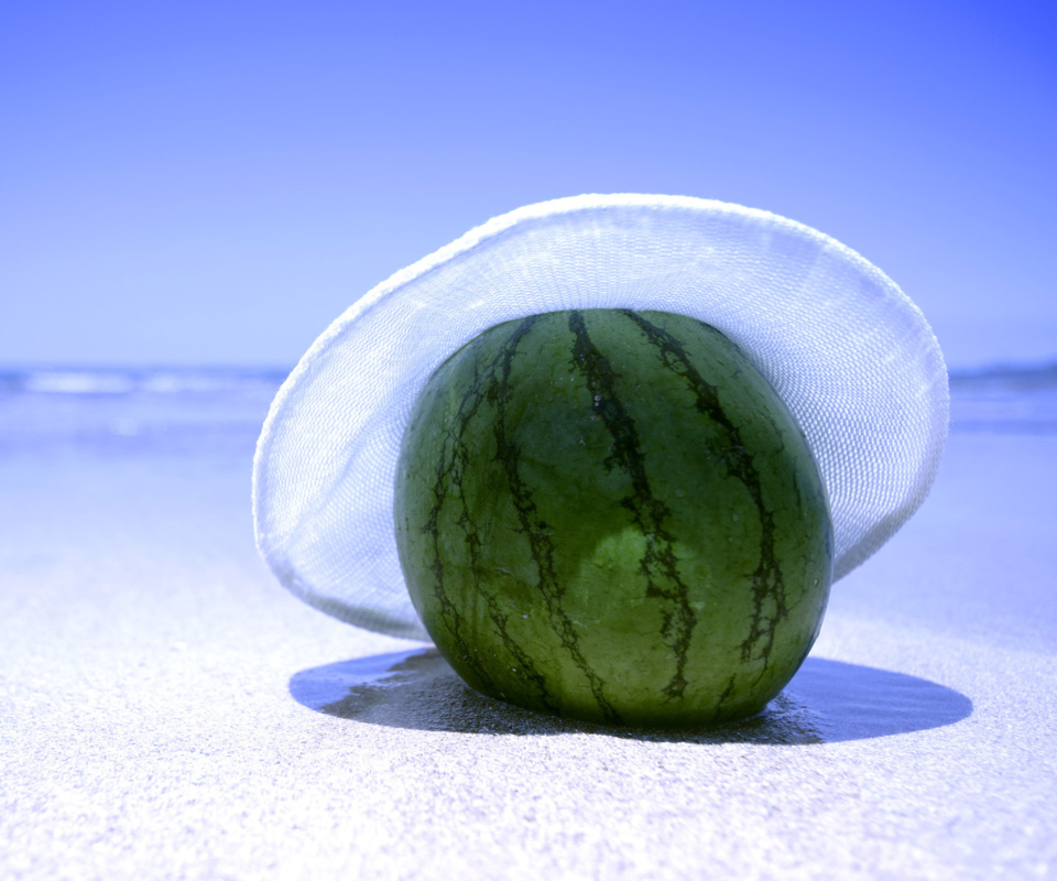 Watermelon In Panama Hat wallpaper 960x800