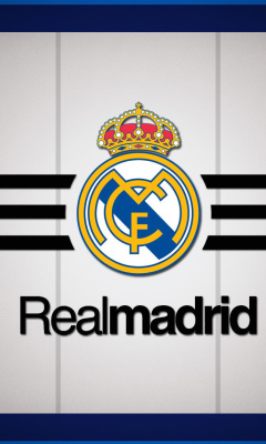 Das Real Madrid Logo Wallpaper 240x400