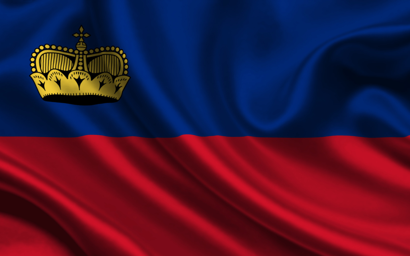 Обои Liechtenstein Flag 1440x900