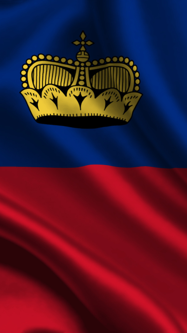 Обои Liechtenstein Flag 640x1136